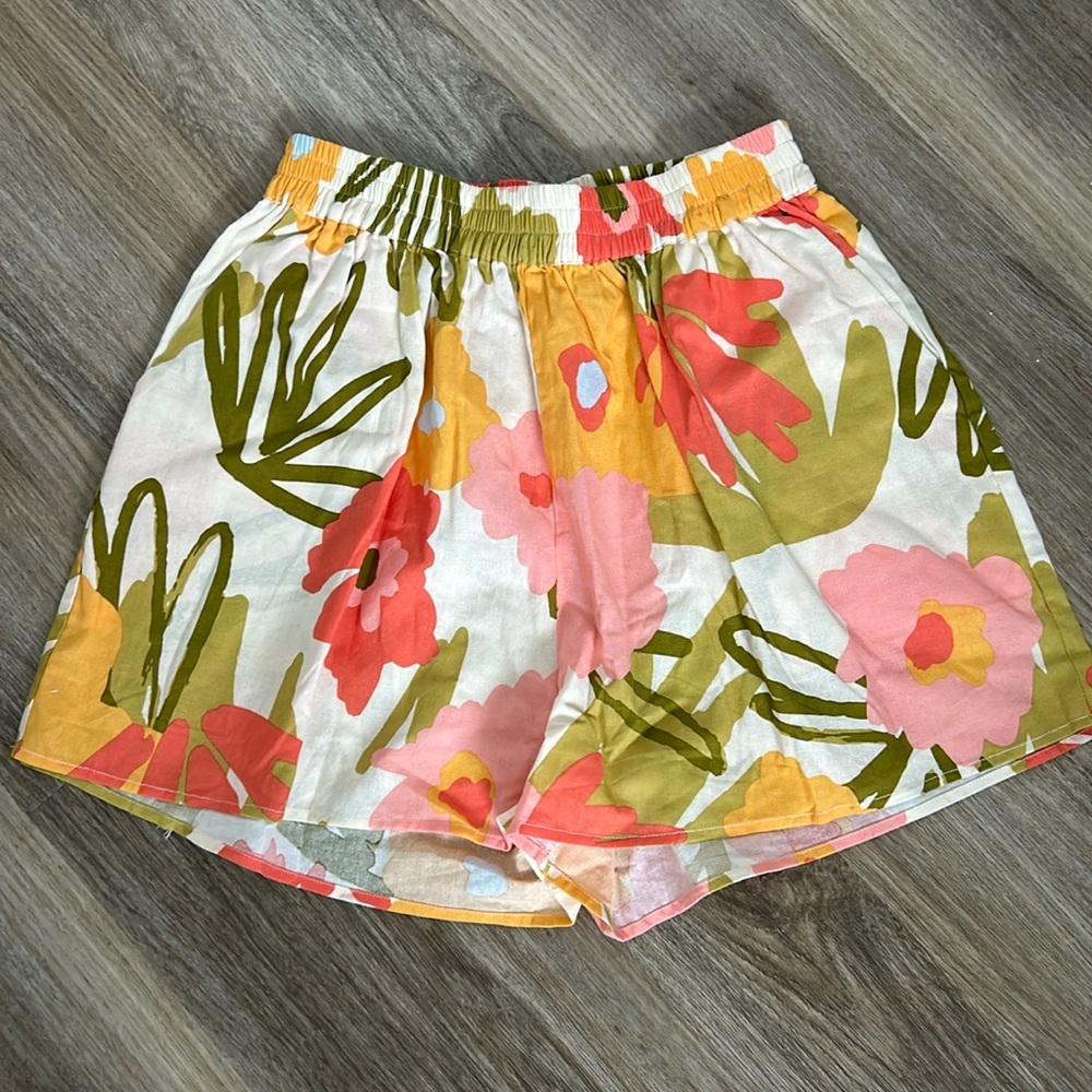 Savo skirt linen printed shorts